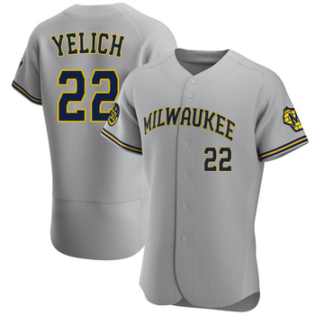 Men's Homage Christian Yelich & Lorenzo Cain Navy Milwaukee