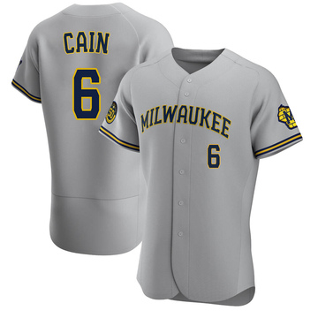 MLB Milwaukee Brewers City Connect (Lorenzo Cain) Men's Replica Baseball  Jersey