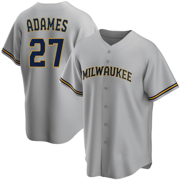 Willy Adames Milwaukee Brewers Nike Replica Player Jersey - White