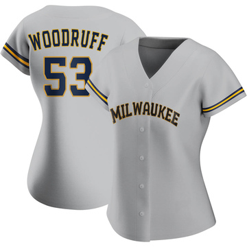 Lids Brandon Woodruff Milwaukee Brewers Jersey Design Desktop Cornhole Game  Set